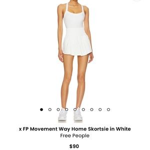 Free People Way Home Skortsie FP movement romper